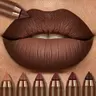 Mooglamor 6Pcs Matte Creamy Lipstick Pencil Set Long Lasting Makeup Waterproof Transferproof Lip Pens Nude Brown Moisturizing Lip Glossy Smooth Cosmetics DealsForYouDays