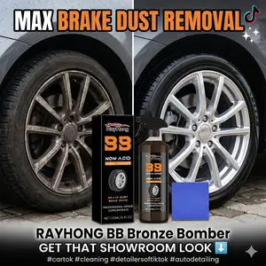Make Old Wheels Look Brand New! Pro Tire Retread Spray Wheel Cleaner – Car Tire Retread Rust Removal Polishing Stain Remover