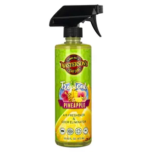 MASTERSON'S CAR CARE - TROPICAL PINEAPPLE AIR FRESHENER & ODOR ELIMINATOR (16 oz) - MCC_123_16 - Sprayable Scent For All Cars, Trucks, And Home - Refreshes & Neutralizes Odors Instantly