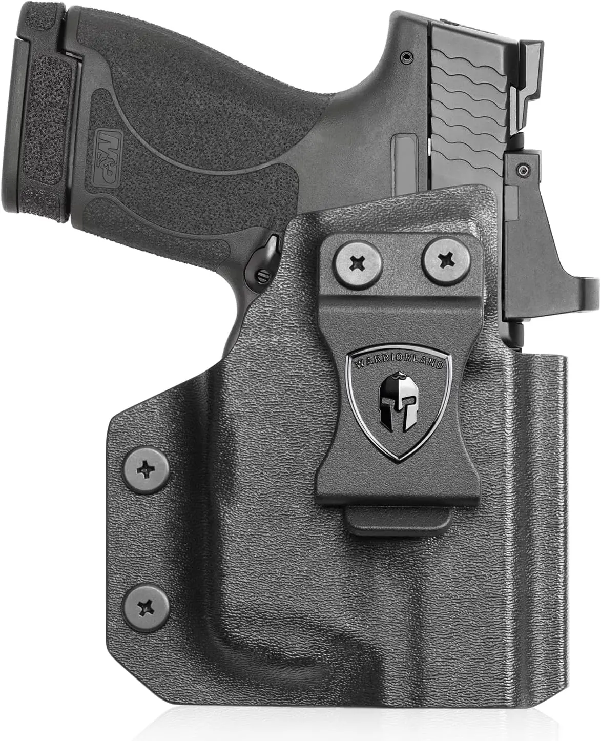 WARRIORLAND Appendix IWB Kydex Holster for S&W M&P Shield & Shield Plus (9mm/.40) with TLR-6 Light, Not fit M&P 9 Shield plus carry,nor M&P 40 Shield plus carry,M&P Shield  X,Adjustable Cant, Right-Hand Draw, competition,dealsforyoudays