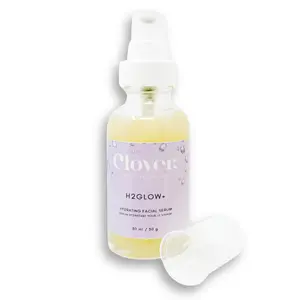 H2Glow+ Hydrating Serum for Plump & Glowing Skin with Glycerin, Argan Oil, and Sodium PCA for Sensitive Skin - Made in US Skincare For Barrier Repair & Deep Hydrate
