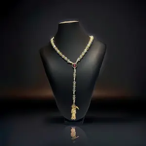 Holy Death's Necklace, Rosary Style for Edgy Spirituality - Fashion Costume Jewelry & Accessories