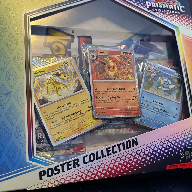 Prismatic Evolutions poster collection - TikTok Shop