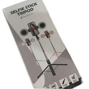 6 in 1 Selfie Stick Tripod Wireless Bluetooth 4.0 with 10 ft Distance Range & Telescopic Design for Enhanced Photography