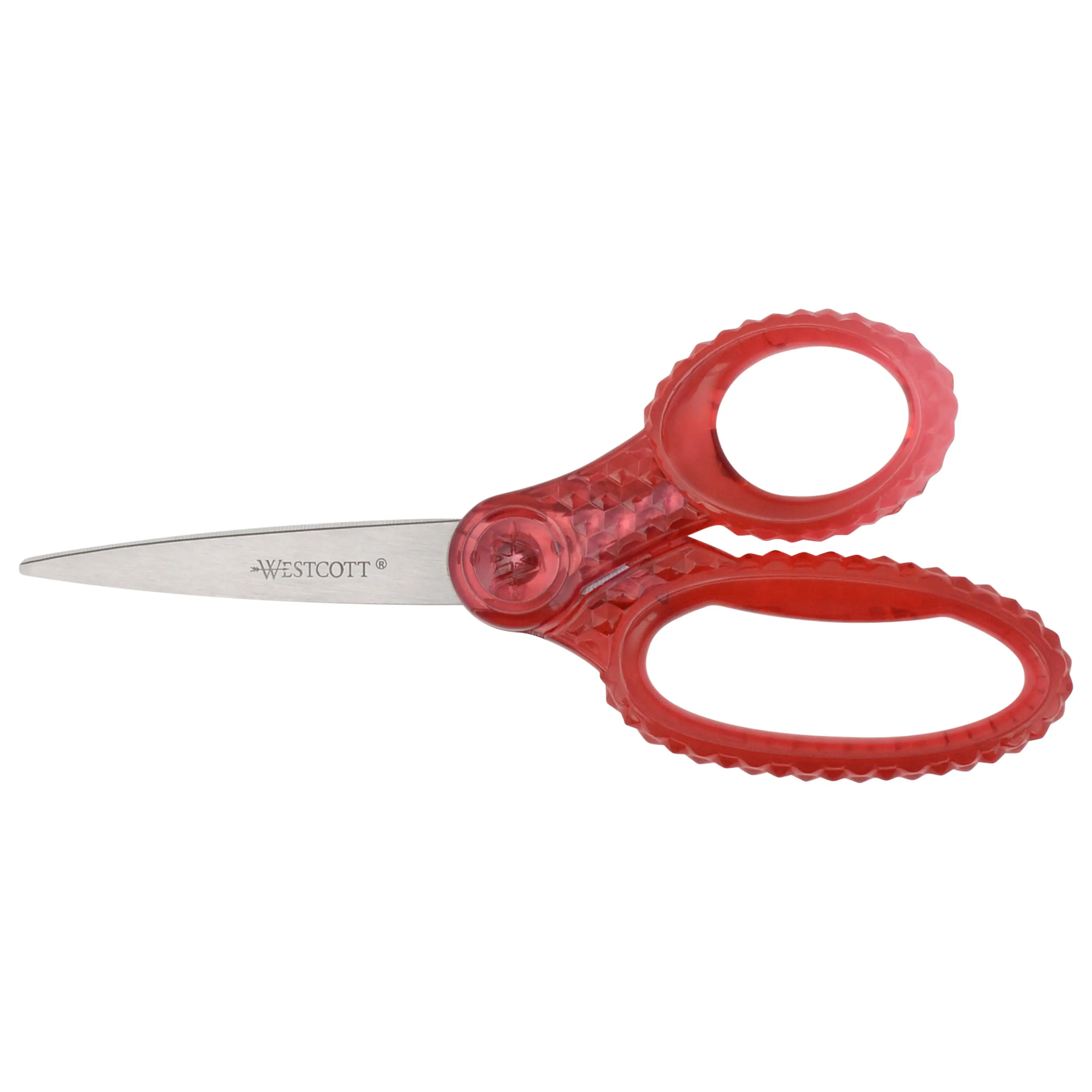 Westcott 7" GEM Crystal-Covered Student Scissors, for Kids Aged 12+ - Scissors for School, Craft, Home, DIY, Classroom - Pink (00704-PARENT)