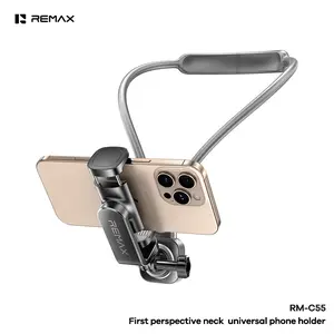 REMAX Neck-mounted Universal Phone Holder for First-Person Perspective Shooting, Live Streaming, Cycling, Hiking, Outdoor Activities C55