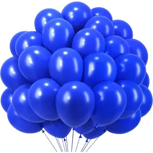 Royal Blue Balloons120pcs 12 Inches Latex Balloons for Birthday  Shower Graduation Baseball Nautical  Patriotic Party Decorations