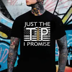 Just The Tip Patriotic Shirt – 2A American Flag Graphic T-Shirt Hoodie Sweatshirt