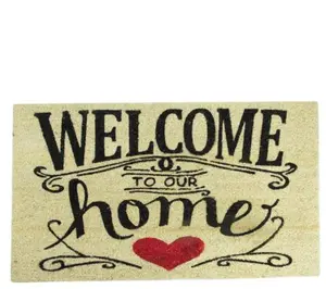Northlight Welcome to Our Home Door Mat 30" x 18"
