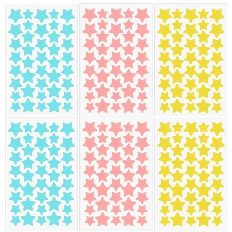 Star Shaped Acne Cover Up Sticker, Acne Pimple Patch, Blemish Patches, 240pcs/set Cheerleader Facial Patches, Face Stickers for Women Athletes, Sports Accessories, Healthcare