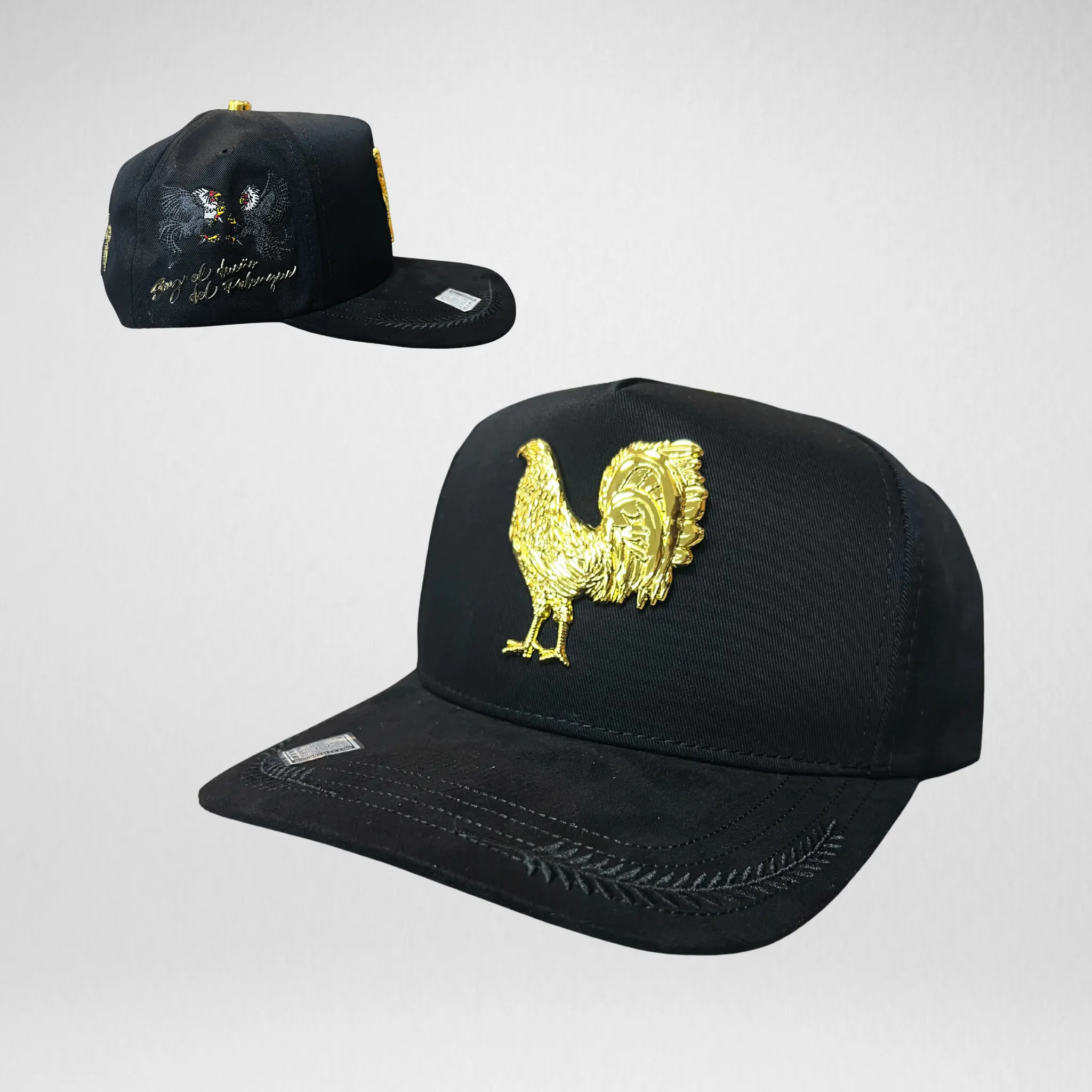 Bigg Boss Hat - Black/Gold Gallo