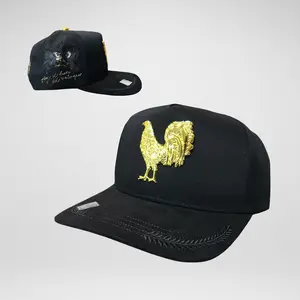 Bigg Boss Hat - Black/Gold Gallo