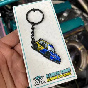 Karbon Kings Spoon Sports Civic Metal Keychain