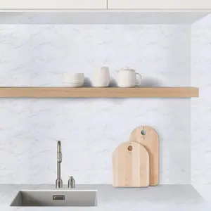 DIY Marble Peel and Stick Wallpaper Granite Texture Self Adhesive No Tools Needed Removable Waterproof for Kitchen Backsplash Countertop Quick Makeover