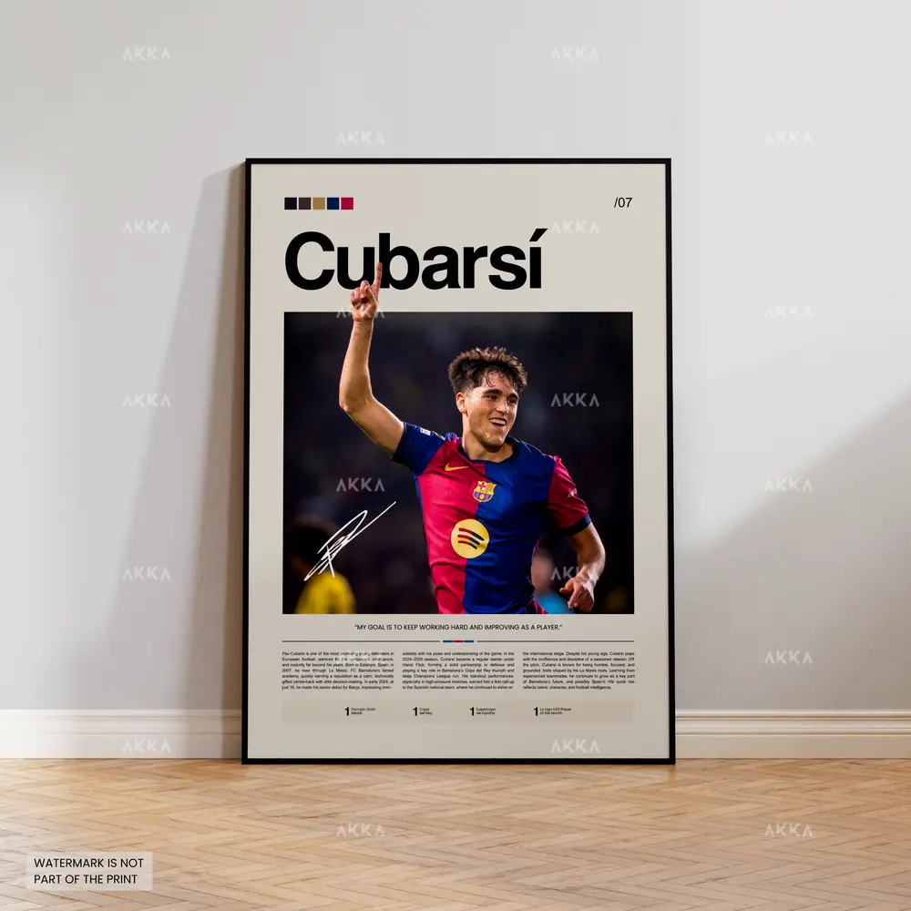 Pau Cubarsi - FC Barcelona poster