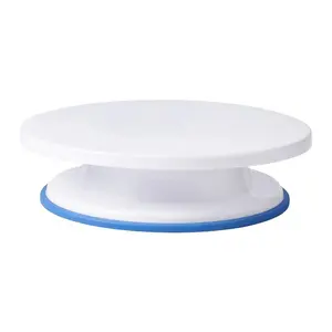 Plastic Cake turntable Kitchen Baking Tools set Decoration Mold Rotating Stable Anti-skid Round Cake Table