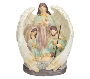 Northlight Holy Family & Angel Christmas Nativity Decor Northlight Holy Family & Angel Christmas Nativity Decor