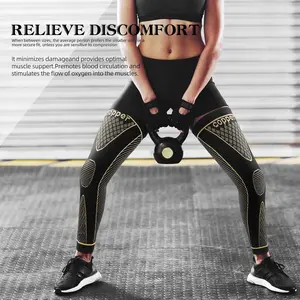 Full Leg Sleeves Long Compression Leg Sleeve Knee Sleeves Protect Leg, for Man Women Basketball, Arthritis Cycling Sport