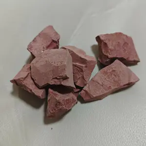 Pure & Unprocessed Ural Red Clay Chunks  7oz (200g) | 100% Edible Kaolin, Natural Earthy Scent, Zero Chemicals, Cosmetic Grade, Slightly Sticky When Wet – For Pica Cravings, Face Mask & DIY Crafts