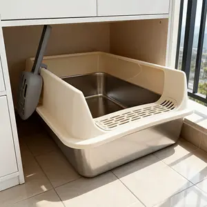 Cat Litter Box Suitable for 100 Countries, Multi-Cat Households, Odor Control Solution, Multi-Cat Owners (Suitable for 100+ Scenarios, 70+ Countries, Households)