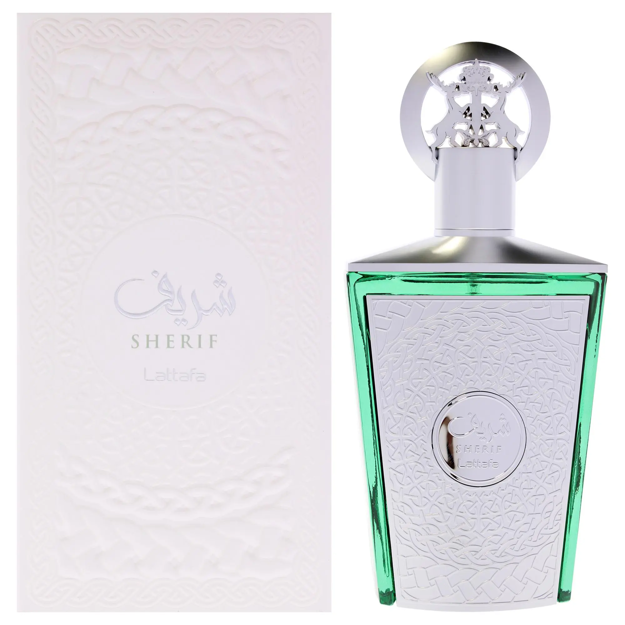 Lattafa Sherif Eau De Parfum Unisex — Apple, Bergamot, Petitgrain, 3.4 oz (100 ml) | cashmeran, apple perfume, cedarwood, bergamot perfume, violet, apple bergamot, bergamot petitgrain, petitgrain cashmeran, petitgrain perfume, apple fragrance, woody scent