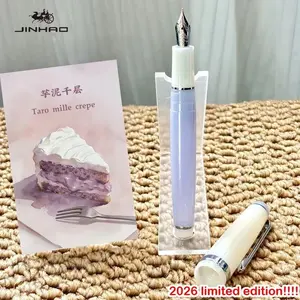 JINHAO 82 Limited Edition Colors Fountain Pen Macaron Color Gold Clip EF/F/M Calligraphy Pen Stationery Office School Supplies