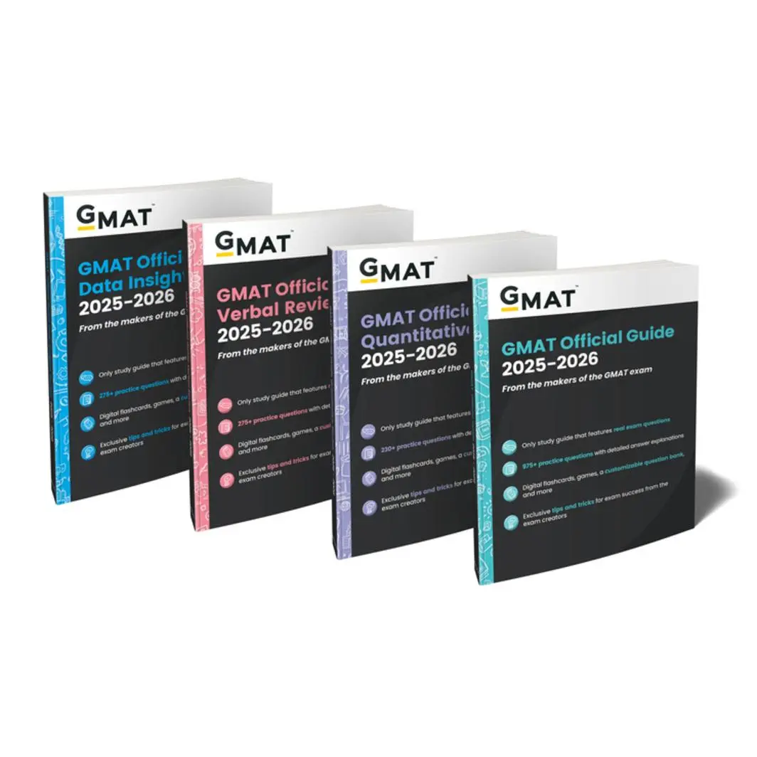 GMAT Official Guide 2025-2026 Bundle: Books + Online Question Bank by Gmac (Graduate Management Admission Coun (Paperback)
