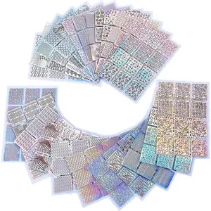 288 Pieces 96 Designs Nail Vinyls Nail Stencil Sticker Sheets Set for Nail Art Design, 24 Sheets