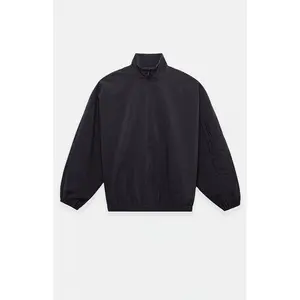Fear of God ESSENTIALS Men's Vintage Black Active Trace Half Zip Track Jacket