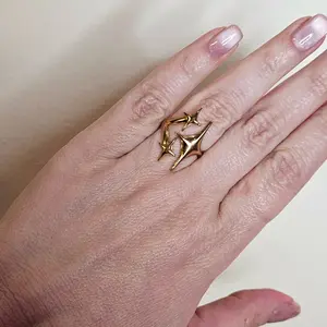 ✨ Anillo MADISON – Acero Inoxidable Color Dorado