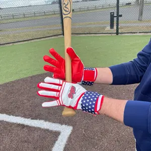 STARS AND STRIPES BATTING GLOVES