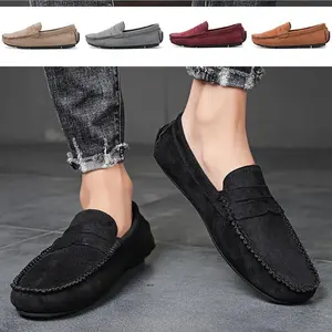 2025 Men's Comfortable Loafers, Wear-resistant Non-slip Smart Casual Shoes, Large Size Versatile