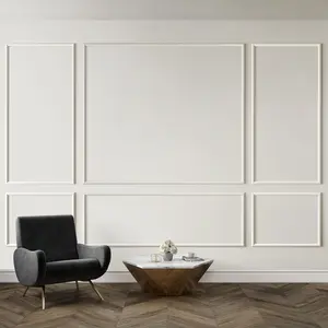 Peel and Stick Wall Molding Kit, 6-Frame  Pre-Cut Accent Molding Trim Wainscoting Panels for Interior Wall Decor Living Room Bedroom Entryway (63" x 31",63" x 72")