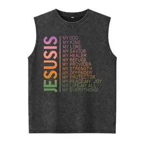 Trust In The Lord Washed ChristianWashed Vest  for Women Vintage Graphic Tee Oversize Faith Casual Streetwear Shirts Women Summer Outfits Inclusive Soft Breathable Cotton Relaxed Fit Long Sleeve t shirts women GZtshirt women