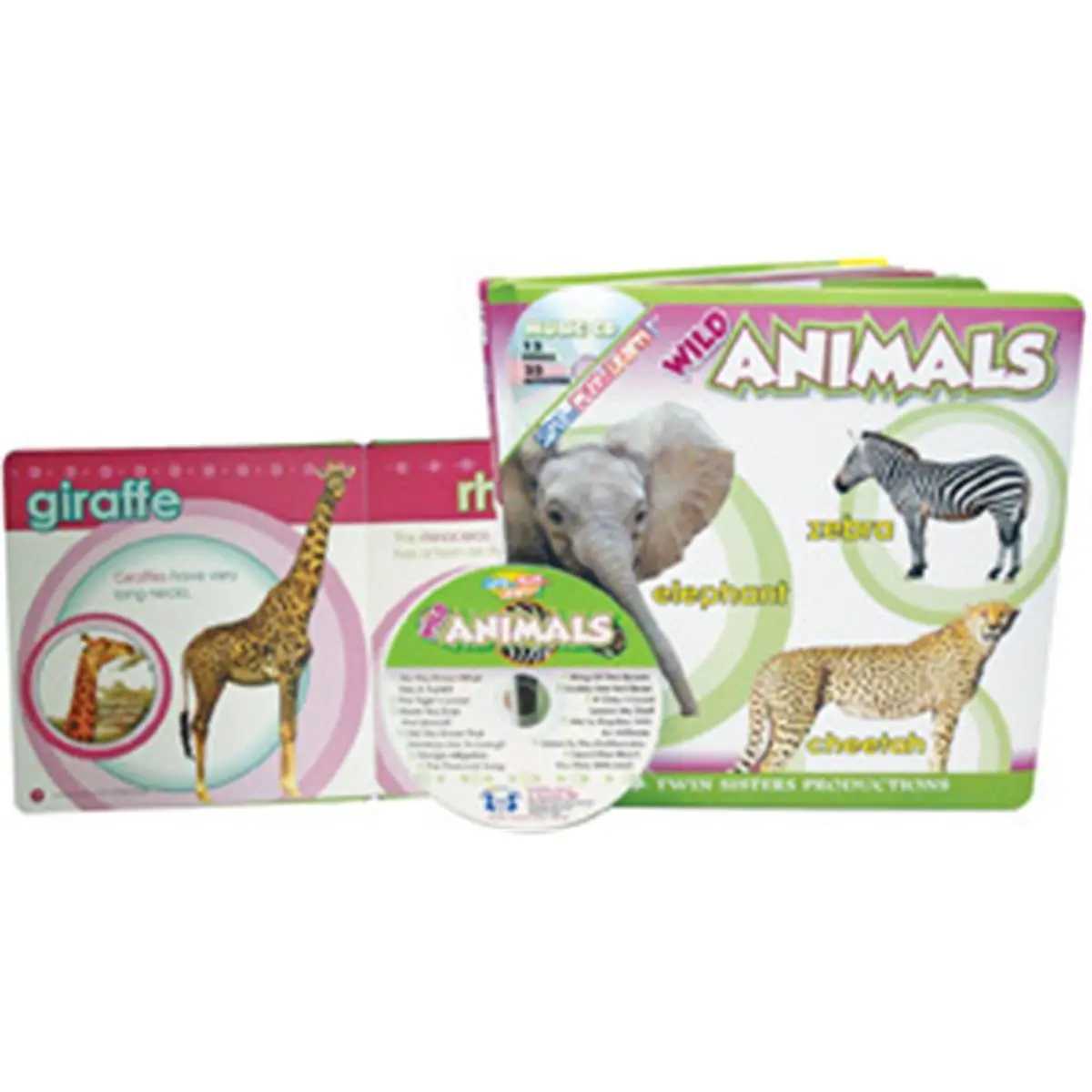 Twin Sisters Productions TW1703 Sing- Learn- Play: Wild Animals