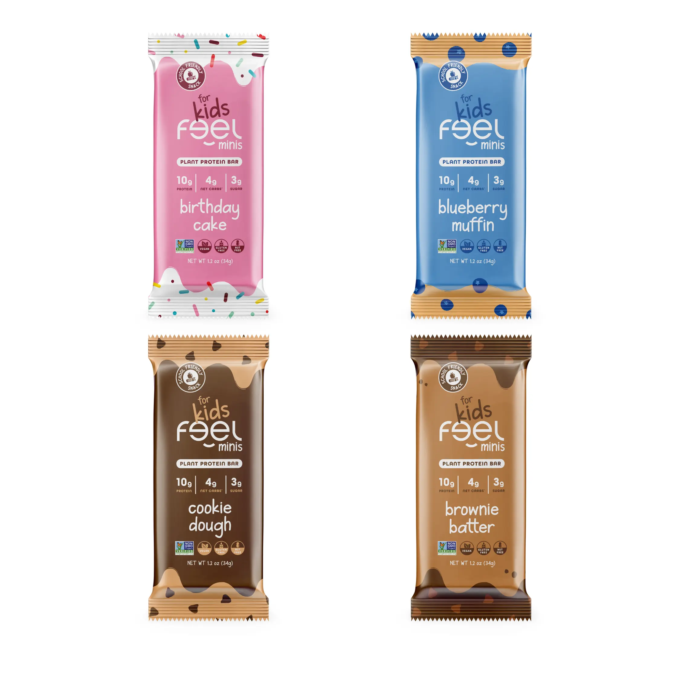 Feel Minis 12 Variety Pack – Protein Bars for Kids Feel Minis 12 Variety Pack – Protein Bars for Kids