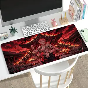 Anime Mouse Pad, Kawaii Jujutsu Kaisen Desk Mat, Sukuna Desk Mat, Anime Lover Gift, Japanese Desk Decor