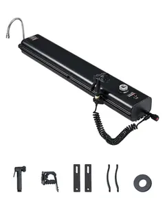 VEVOR Roof Rack Water Tank, Summervibes,Summervibes, 4.5 Gal, Multi-Dispensing Outdoor Tank with 2 Splash-Guard Panels & T-slot, High-Capacity Aluminum Tank with Pressurization Port, Fit for Trunks, Roll Bars, Crossbars