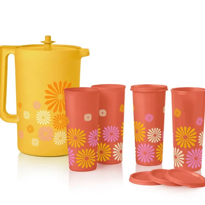 Tupperware Jarra y vasos 80 aniversario