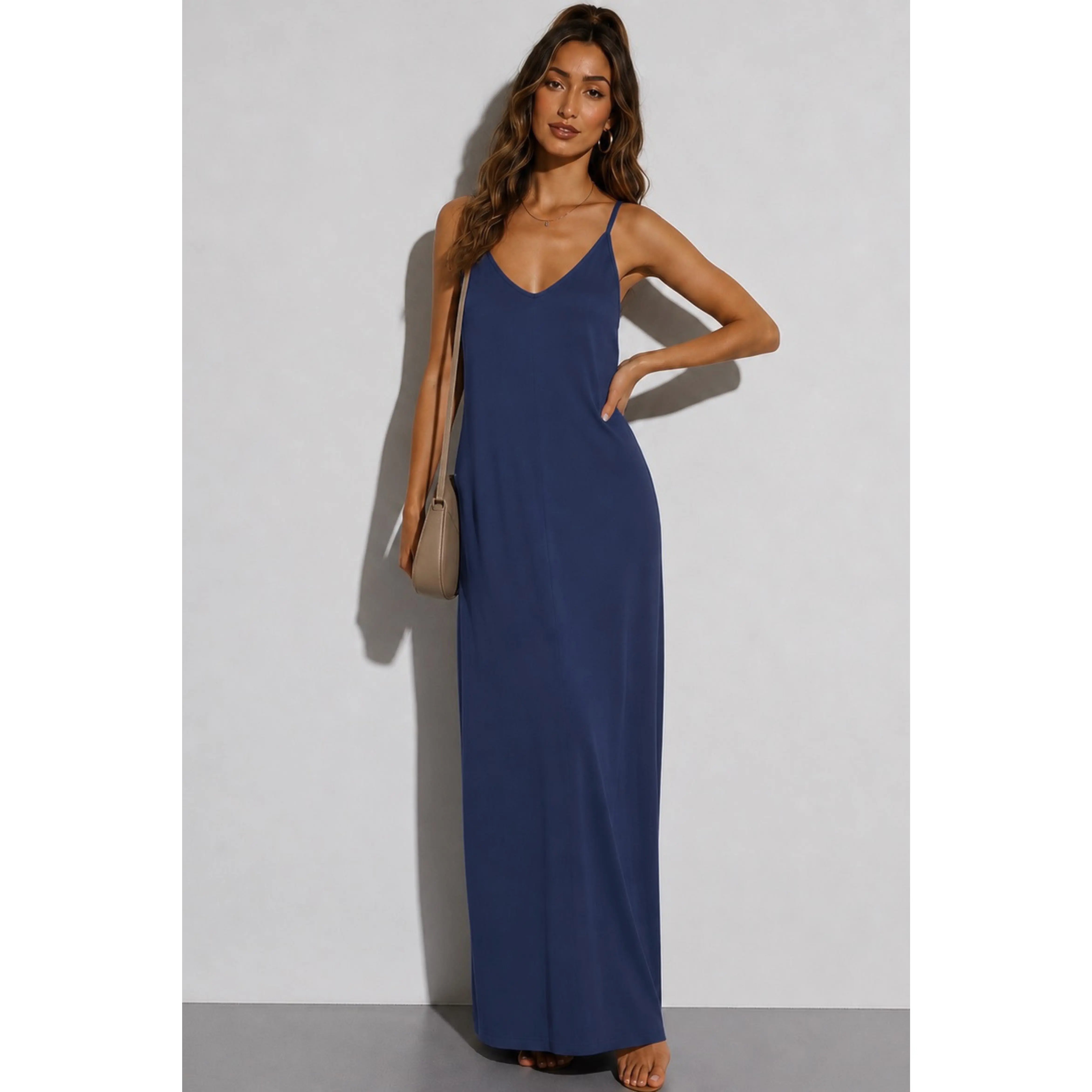 Goddess Gown - Navy