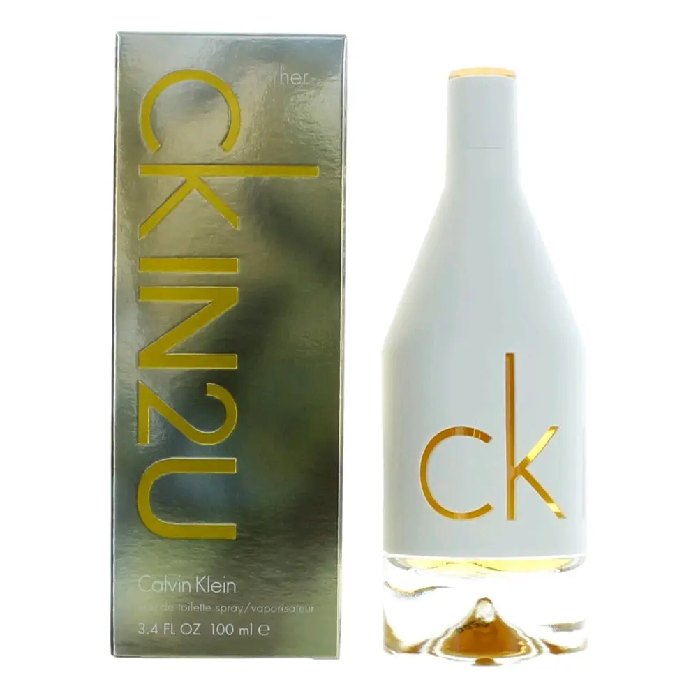 Calvin Klein IN2U Classic Modern Chic Eau De Toilette Spray - 3.4 oz (3 to 3.9 fl oz Range) for Women, No Box Included