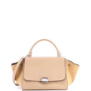 Pre-owned Celine Leather Top Handle Bags Trapeze Bag Small by Rebag
