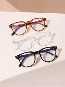 Vintage Lightweight Fashion Full Frame Eyeglasses, Casual Trendy Eyeglasses for Everyday Use, Fashion Accessories for Outdoor Activities