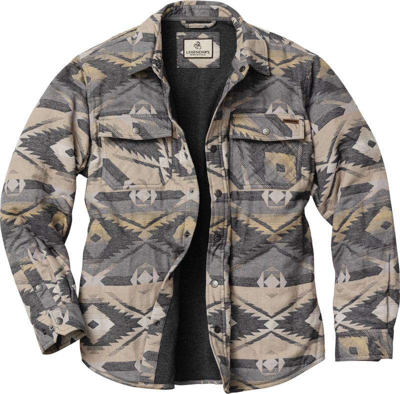 Legendary Whitetails Men's Archer Thermal Lined Flannel Shirt Jacket