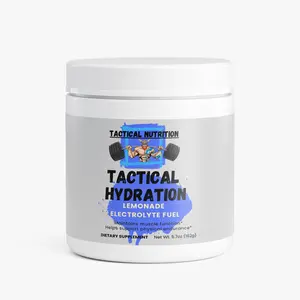 Tactical Nutrition Tactical Hydration Lemonade Electrolyte Fuel for First Responders Athletes and Lifting Fast Replenishment Endurance Support