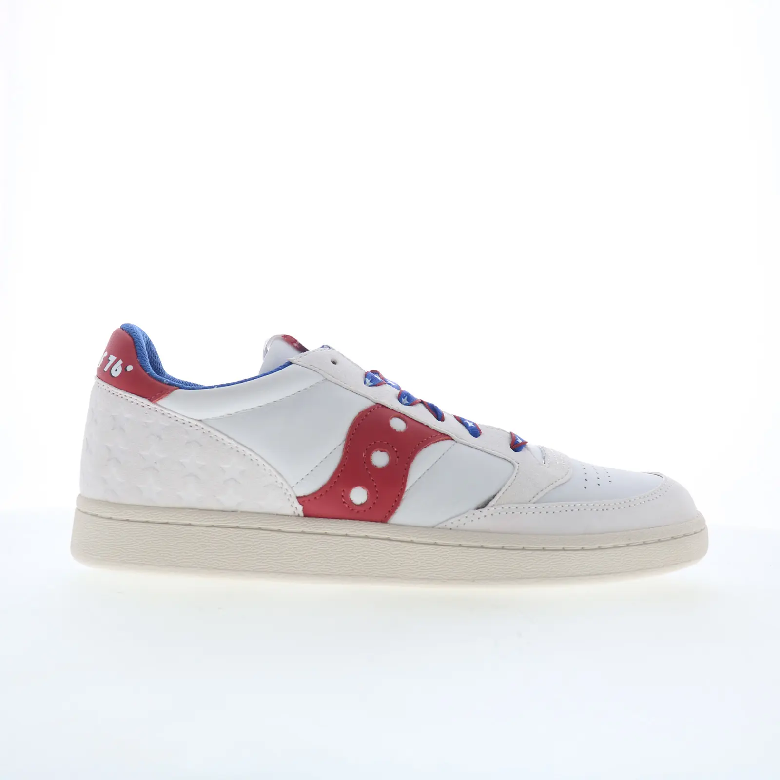 Saucony Jazz Court S70770-1 Mens White Leather Lifestyle Sneakers Shoes