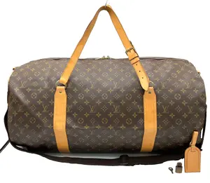 Pre-owned Louis Vuitton other Travel Bag Monogram Sac Polochon 2way M41222 W/Nametag,Padlock AK040071 12055223269/103814