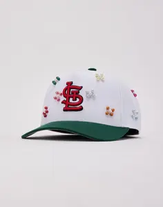 Mitchell & Ness MLB St. Louis Cardinals Beaded Pro Pinch Snapback Hat