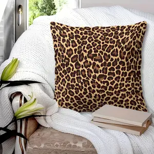 45×45cm 1Pcs Colorful Leopard Print Series Throw Pillow, High-Elastic Plump Shape Retention, Mild and Skin-Friendly Touch, Decorates Sofas and Beds, Highlights Unique and Cool Style.