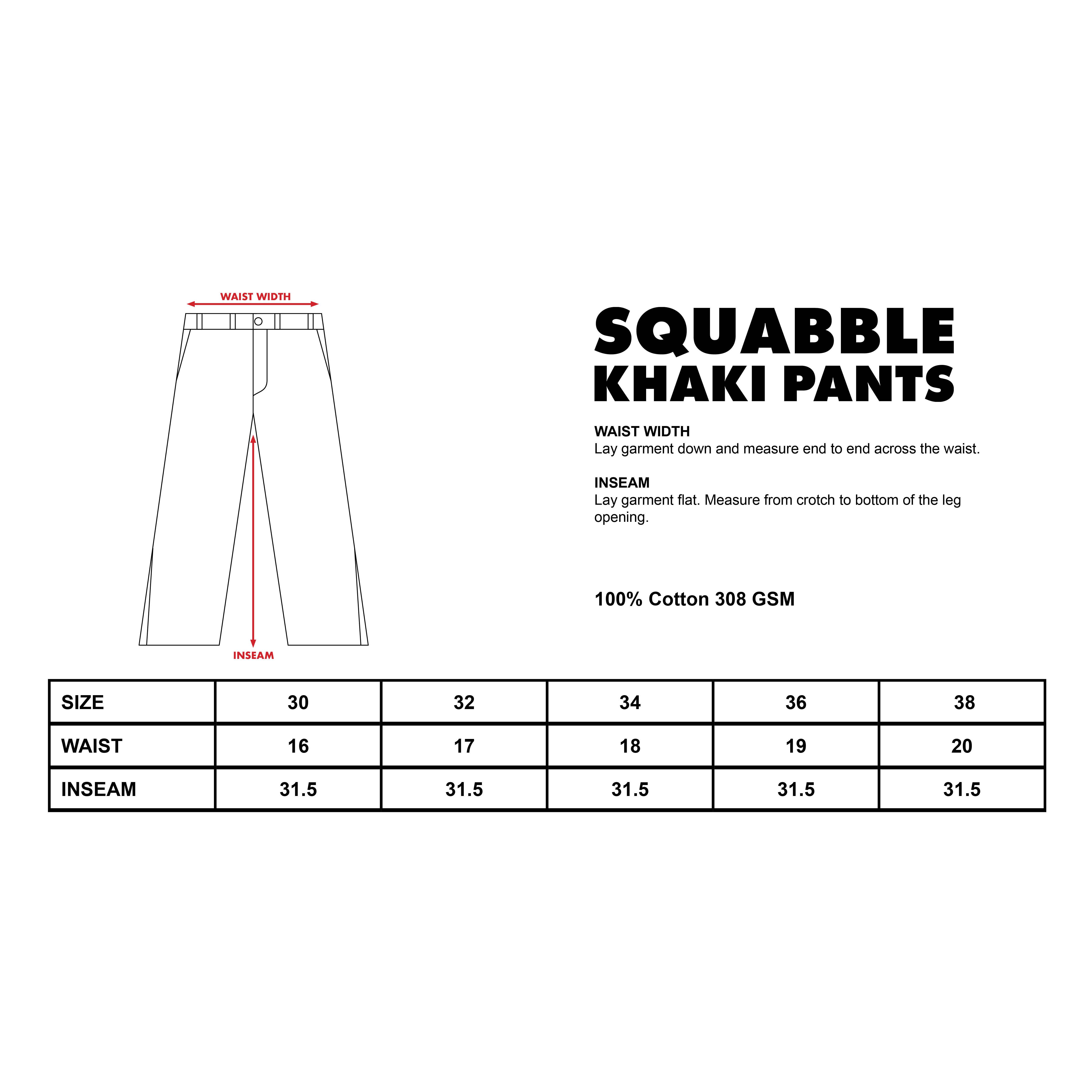 Squabble Khaki Pants